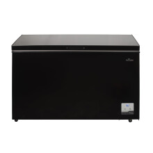 Willow W380CFB 380L Freestanding Chest Freezer with Removable Storage Baskets, Electronic Thermostat, 4* Freezer Rating, Low Noise, Garage Safe - Bla