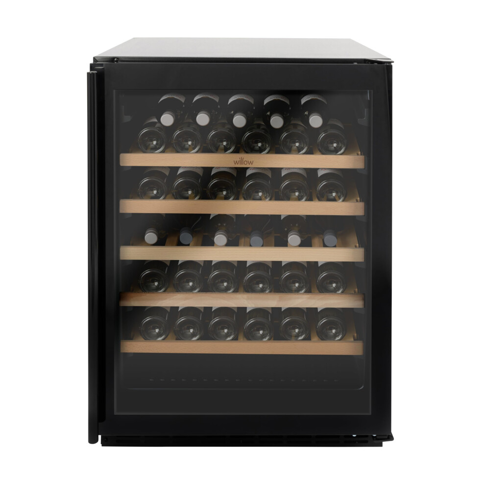 Willow W60wcb 142L Under Counter Wine Fridge/Wine Cooler With Space Fo