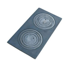 QLS Cast Iron Plate for Oven Cooker Rings 68 x 32 cm