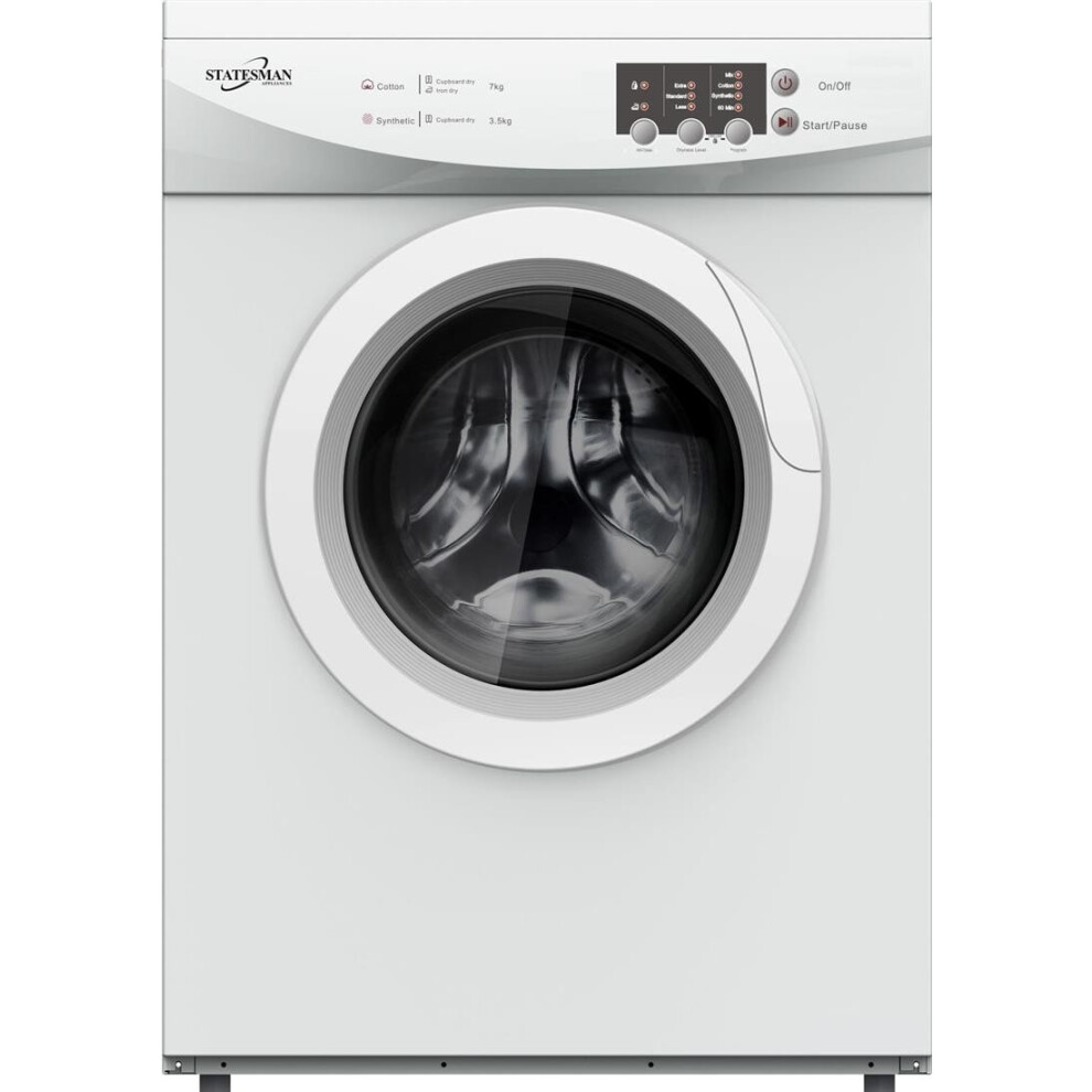Statesman 7Kg Freestanding Vented Tumble Dryer Anti-Crease/Child Lock