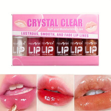(multicolour) 6Pcs/Set Mirror Lip Glaze Moisturizing Lip Long Lasting Lip Care Oil Hydrating Liquid Lipstick Lips Cosmetics