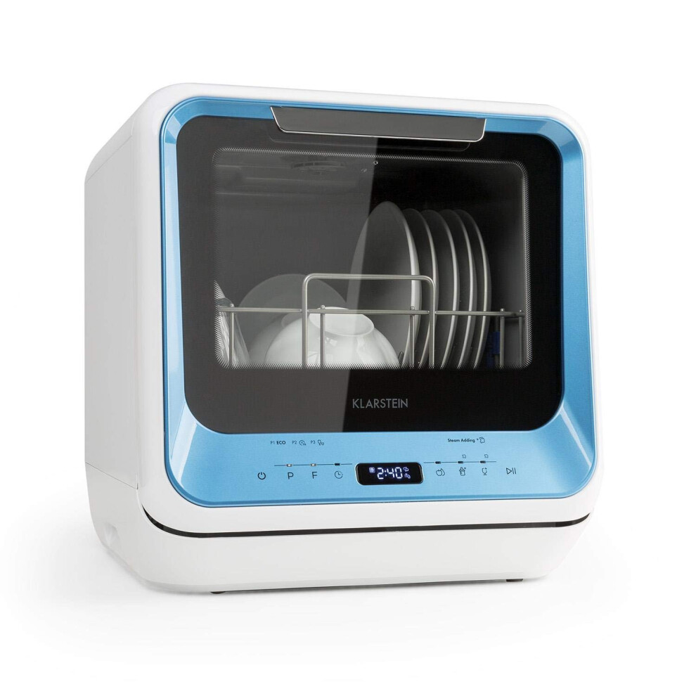 Klarstein Amazonia Mini Dishwasher – Compact Countertop, 7 Programs, 5