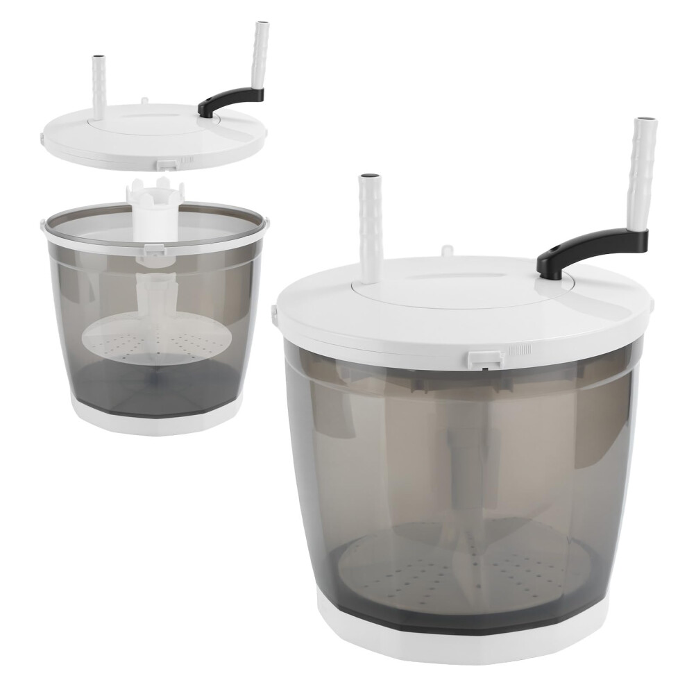 Toxaaiwr Manual Clothes Washer, Portable Hand Crank Washing Machine Mini Dryer