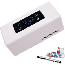 Portable Insulin Cooler Travel Case 2-8C, Rechargeable Insulin Fridge with 10200mAh Battery, Mini Medication Refrigerator for Travel, Camping, RV an