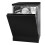 CDA CDA Integrated Standard Dishwasher - Black with Fixed Kit - E Rated 1