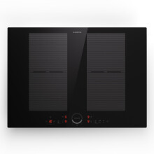 Klarstein induction hob, glass ceramic hob, 7000W induction with 4 plates, built-in with touch display and timer, modern hobs overheating protection