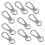 10Stk Premium Claw Clasp Schlüsselanhänger Metall 7