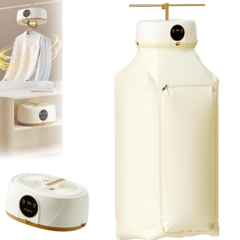 Automatic Ironing Machine, Portable Clothes Dryer 2 in 1 Electric Garm