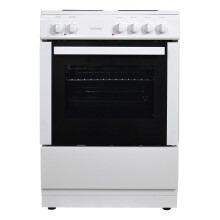 Statesman NAPIER60EW Single Cavity Electric Cooker, Integrated Grill, 60cm, Whit