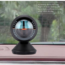 Car Vehicle Inclinometer Slope Indicator Meter Level Tilt Gauge Road Instrument
