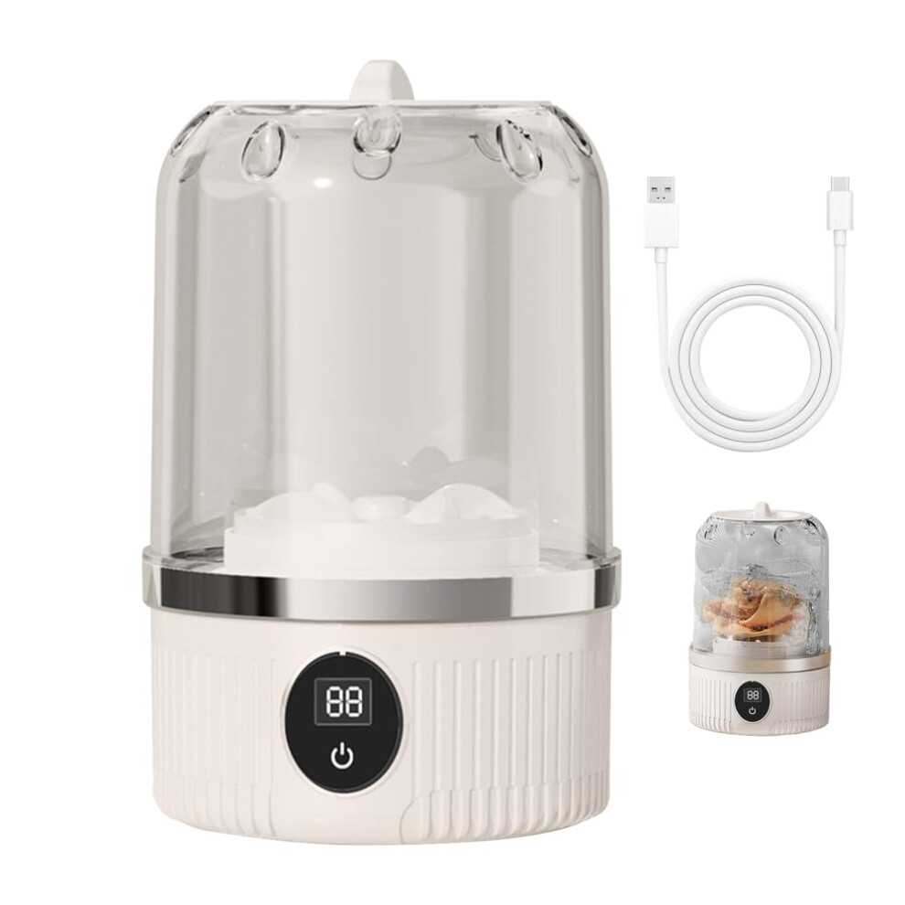 Bdkmms Portable Washing Machine, 1L 2-Mode Waterproof Underwear Washer Rechar