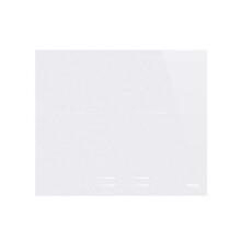 Smeg 60cm 4 Zone Induction Hob - White Glass