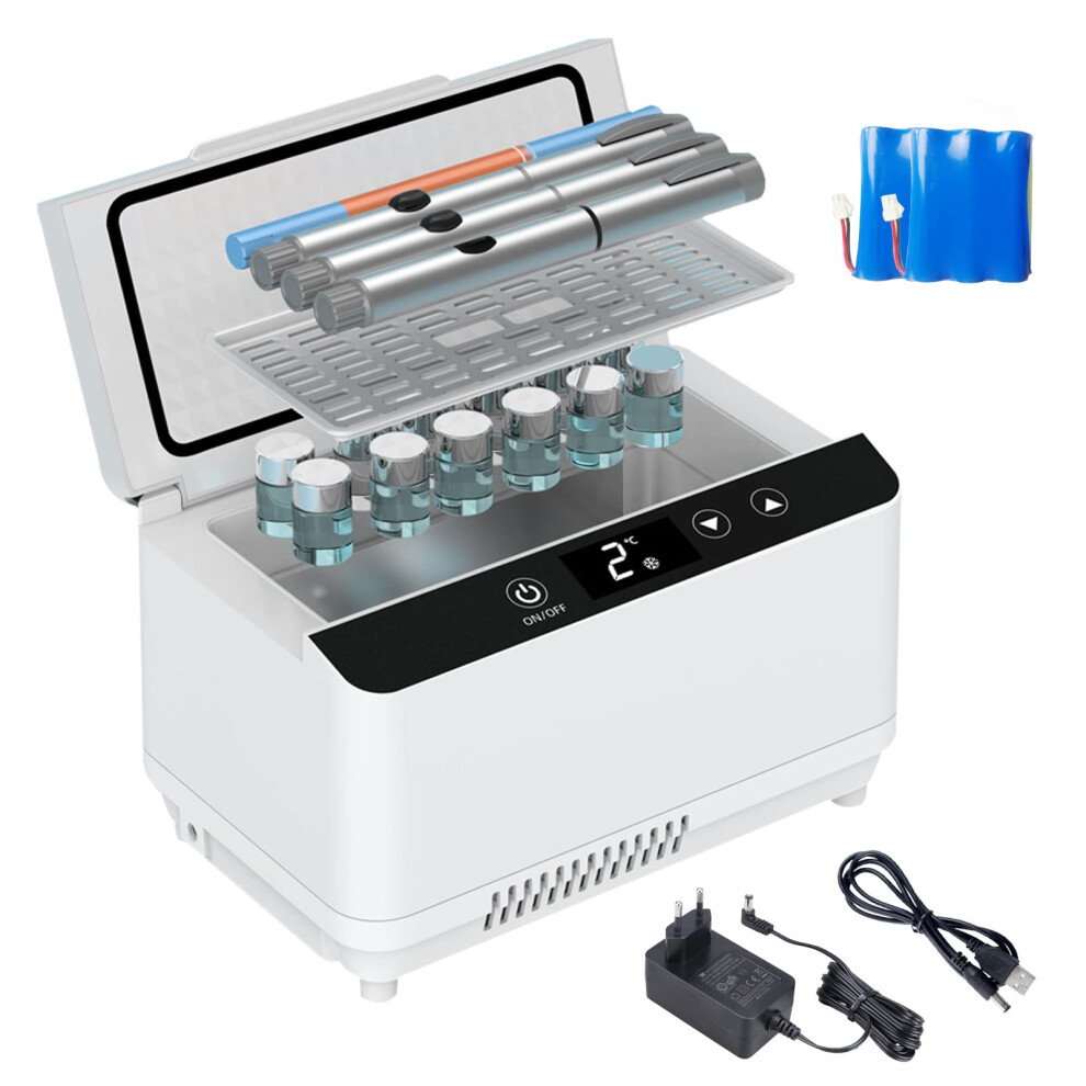 Mini Fridge Portable Insulin Cooler Refrigerated Box Travel Mini Cold