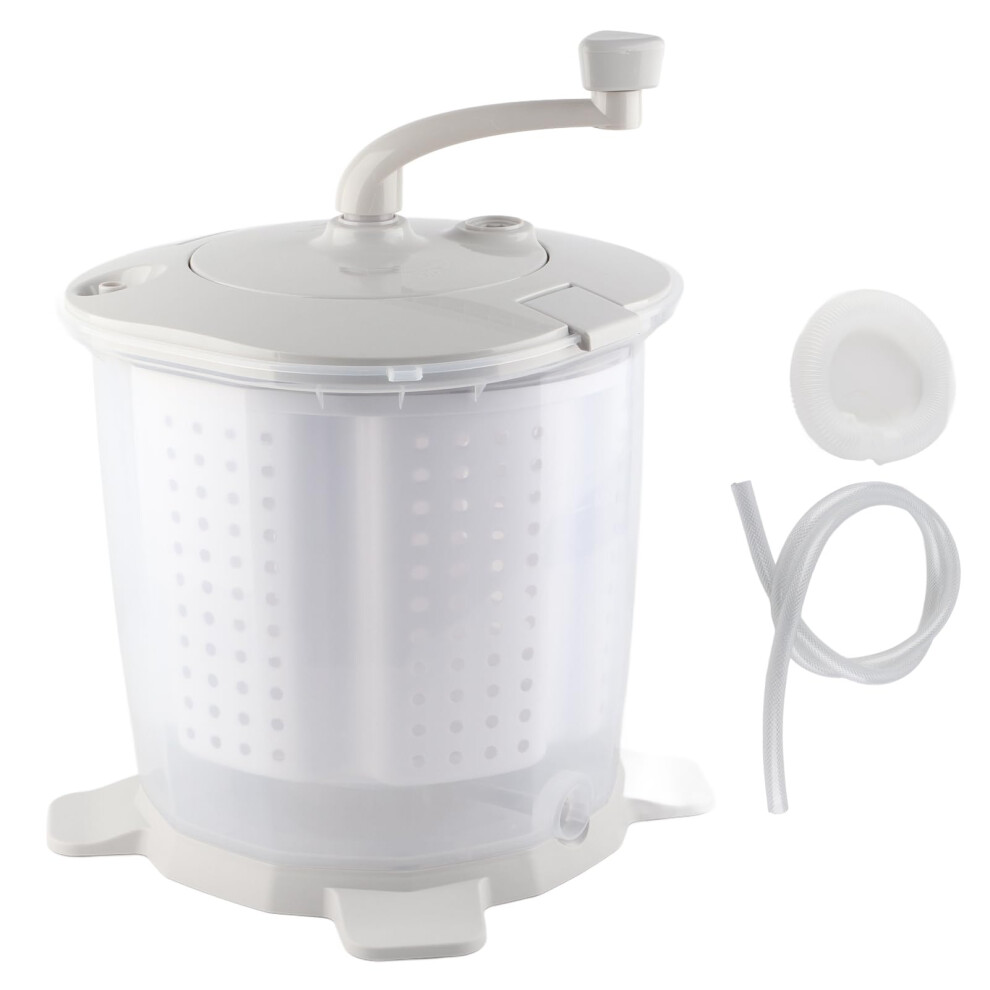 Cryfokt Portable Washing Machine, Hand Cranked Manual Non Electric Clo