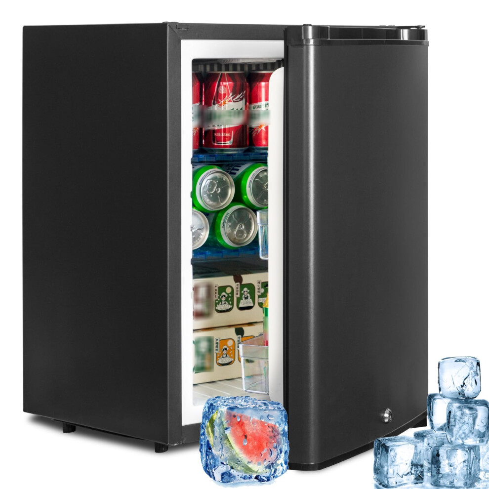Smeta 12V Fridge For Campervan, 2 Way Camping Fridge 12V 240V With Loc