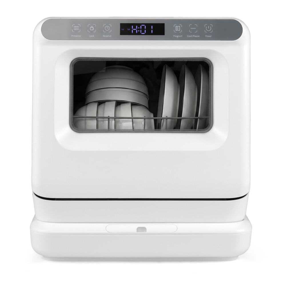 Giantexuk Portable Countertop Dishwasher, Mini Compact Dishwasher With