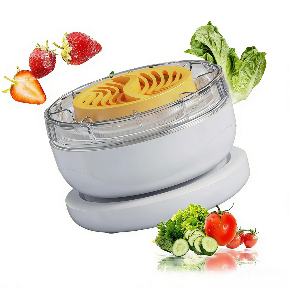 Wireless Fruit and Vegetable Washing Machine, Titanium Electrolysis Hy