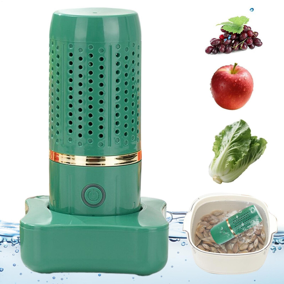 Rihqey Fruit And Vegetable Washing Machine, Portable Ultrasonic Fruits Food P