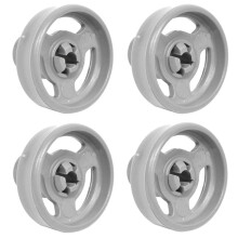 Indesit Genuine Lower Basket Wheels & Axles IDL40 Dishwasher (Pack of