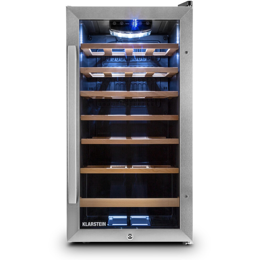 Klarstein Vivo Vino 26 - Wine Cellar, Refrigerator For Wine, Thermoele