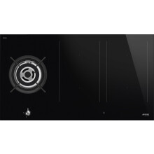 Combined induction and gas hob with 5 cooking zones from Smeg Classic