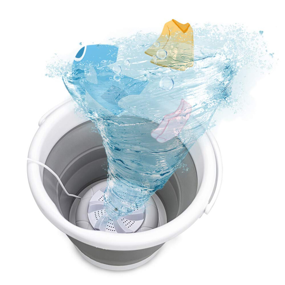 Dachuang Mini Washing Machine, Portable Ultrasonic Turbine Washer, Wl