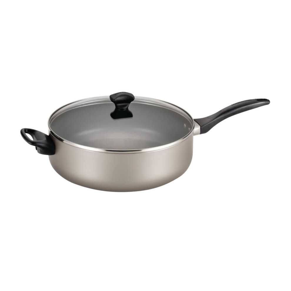 Farberware Dishwasher Safe Nonstick Aluminum 6-Quart Covered Jumbo Coo