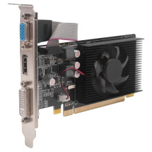 HD7450 Grafische Kaart 64Bit 2GB GDDR3 PCI-E 2.0 X16 -Compatibele VGA DVI-I Videokaart voor Radeon HD 7450 2G 64 Bit