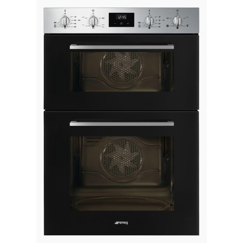 Smeg Smeg Cucina Built In Double Oven - Black