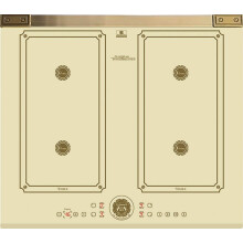 Kaiser KCT 6745 | Art Deco 59cm Induction Hob | 4 Burner Free Zone Coo