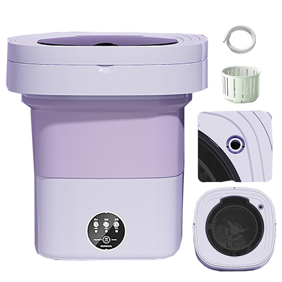 Mkyoko Portable Washing Machine, Mini Washing Machine Foldable, 15L Large Cap