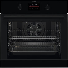 AEG 72 Litre Electric Single Oven - Black