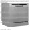 Loops Silver Worktop Dishwasher  8 Place Settings  Portable Tabletop Dish Washer 1