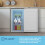 Fridgemaster MUZ4860E Freestanding Undercounter Freezer, 61Litres, 4 S 5