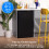 Abode Under Counter Freezer 48cm Wide Freestanding Black 60 Litre with 6