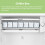 COMFEE' RCD93BL2UKRT(E) Under Counter Fridge, 93L Retro Freestanding Refrigerato 5