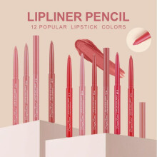 (Matches the image) Matte Lipstick and Lip Liner Set, Long Lasting Waterproof Lipstick with Smooth Texture and Bold Color for Women