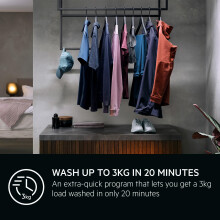 AEG 7000 Series Freestanding Washing Machine 8 kg 1400 rpm Spin LFSR7484U4B