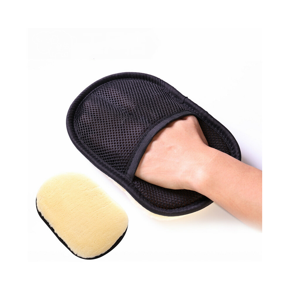 Car Styling Wool Soft Car Washing Gloves Cleaning Brush Motorcycle Washer Care Black 413590190585