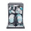 Candy Candy Rapido CF 3E9L0B 13 Place Setting Dishwasher - Black 2