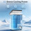 YASHE Chest Freezer 100L, Compact Freestanding Deep Freezer with 2 Rem 2