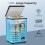YASHE Chest Freezer 100L, Compact Freestanding Deep Freezer with 2 Rem 5