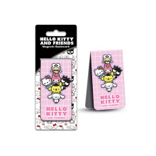 Hello Kitty and Friends (Pink) Magnetic Bookmark
