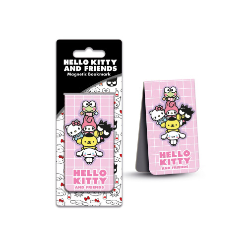 Hello Kitty Hello Kitty and Friends (Pink) Magnetic Bookmark