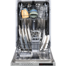 White Knight WKAT45BIDW Fully Integrated Slimline Dishwasher 10 Place Setti