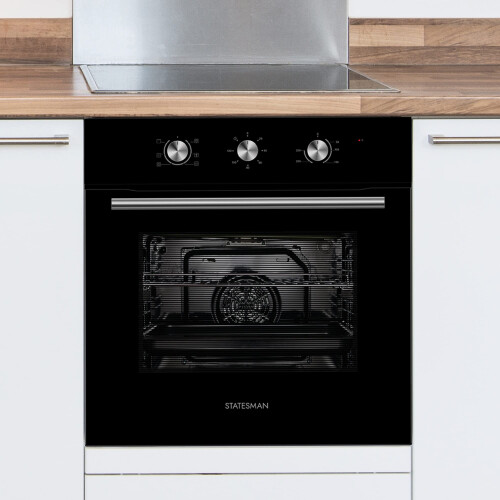 statesman Statesman BSF160BL Built-In Single Cavity Fan Oven, 4 Cooking Function 1