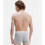 (S) Men's 3 Pack Low Rise Boxer Trunks Classic Fit-B/W/G- S-XL 2