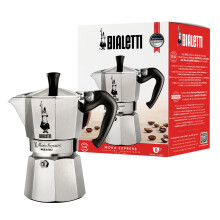 Bialetti Moka Express Caffettiera in Alluminio - 6 Cups