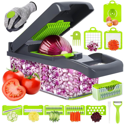 Vegetable Chopper - 18-in-1 Mandoline Slicer