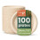 HAAGO 100 Strong Compostable Sugarcane Plates 1